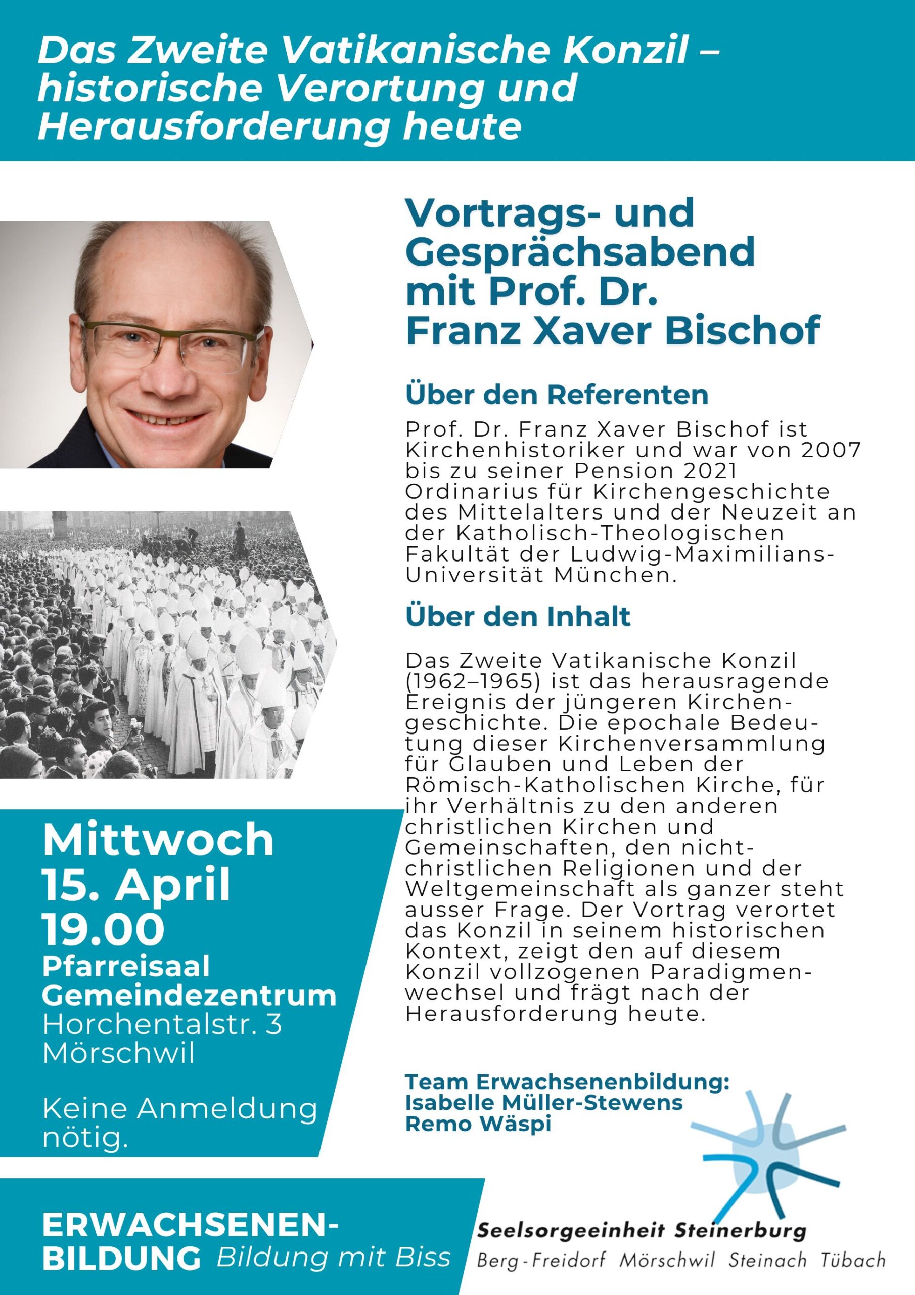 Vortrags- und Gesprächabend mit Prof. em. Dr. Franz Xaver Bischof