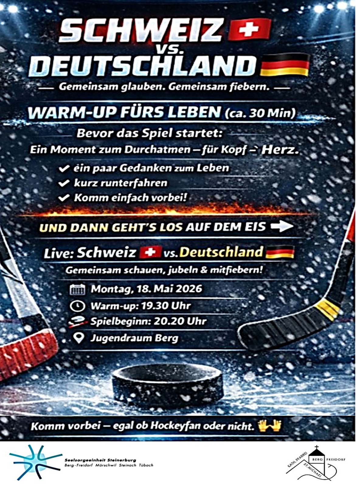 Hockey Schweiz vs. Deutschland