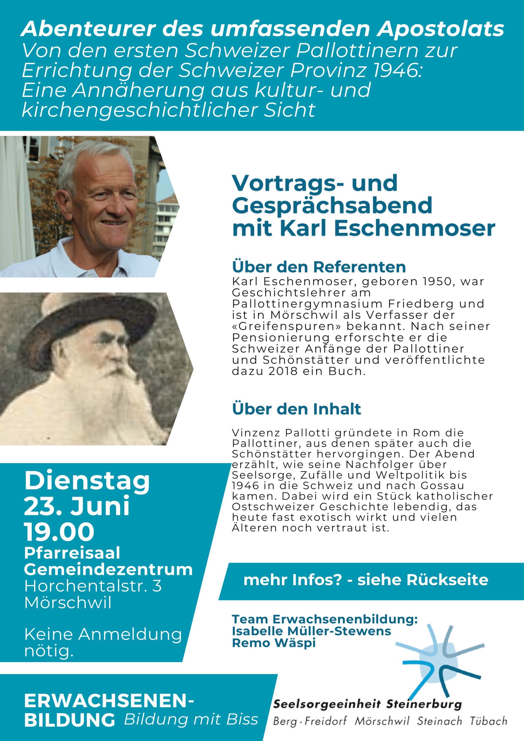Vortrag und Gesprächsabend mit Karl Eschenmoser