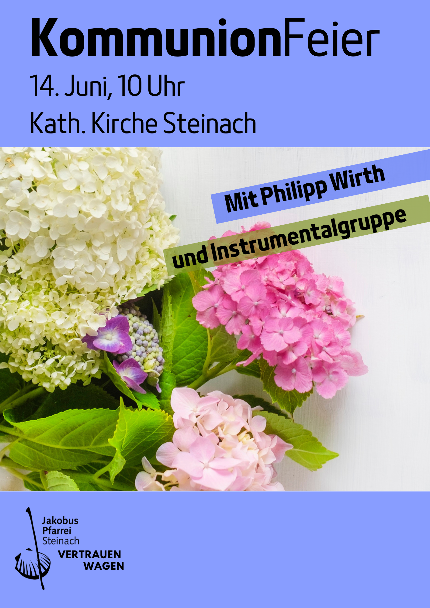 Kommunionfeier mit Instrumentalgruppe