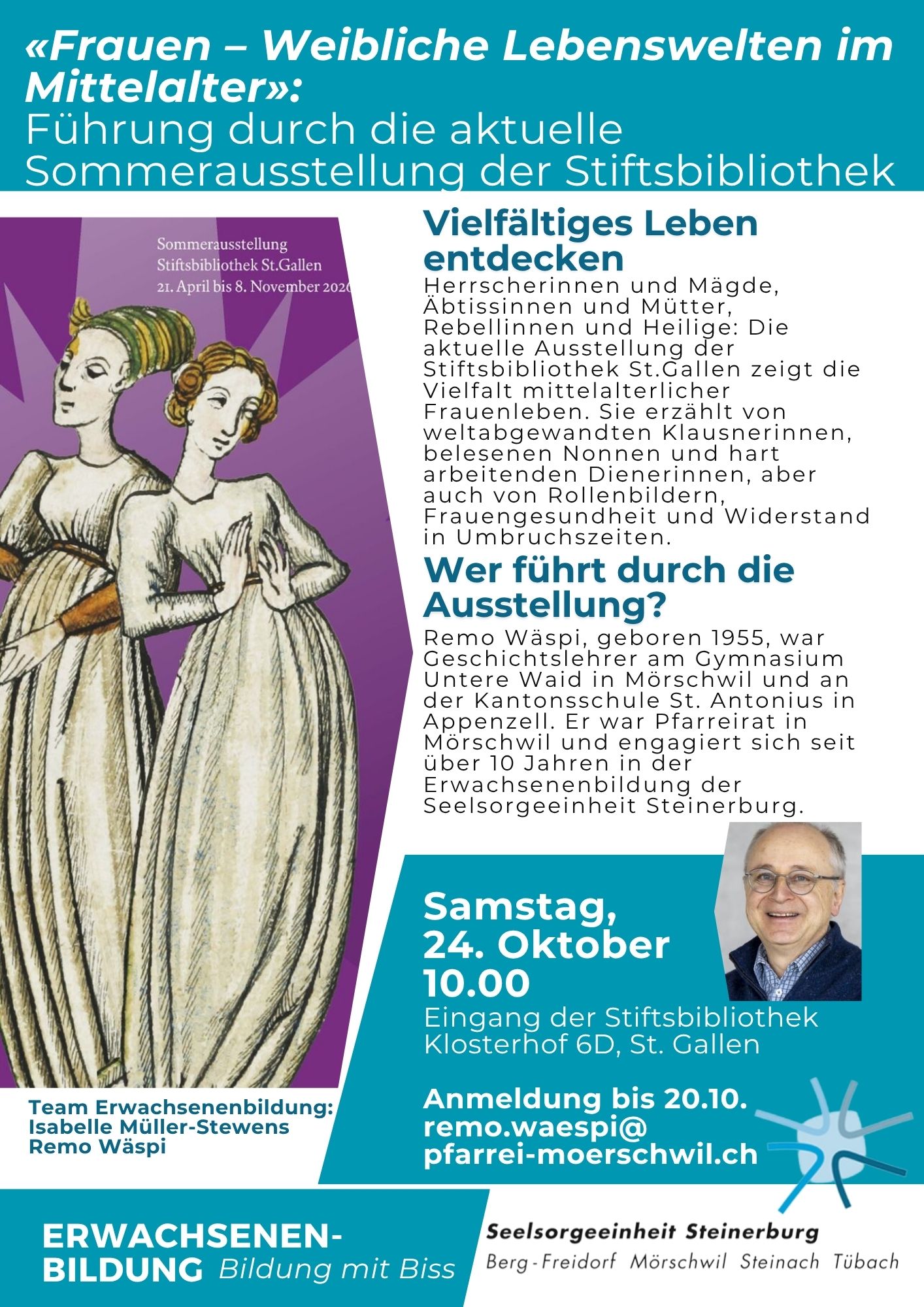 Erwachsenenbildung - Führung Sommerausstellung Stiftsbibliothek