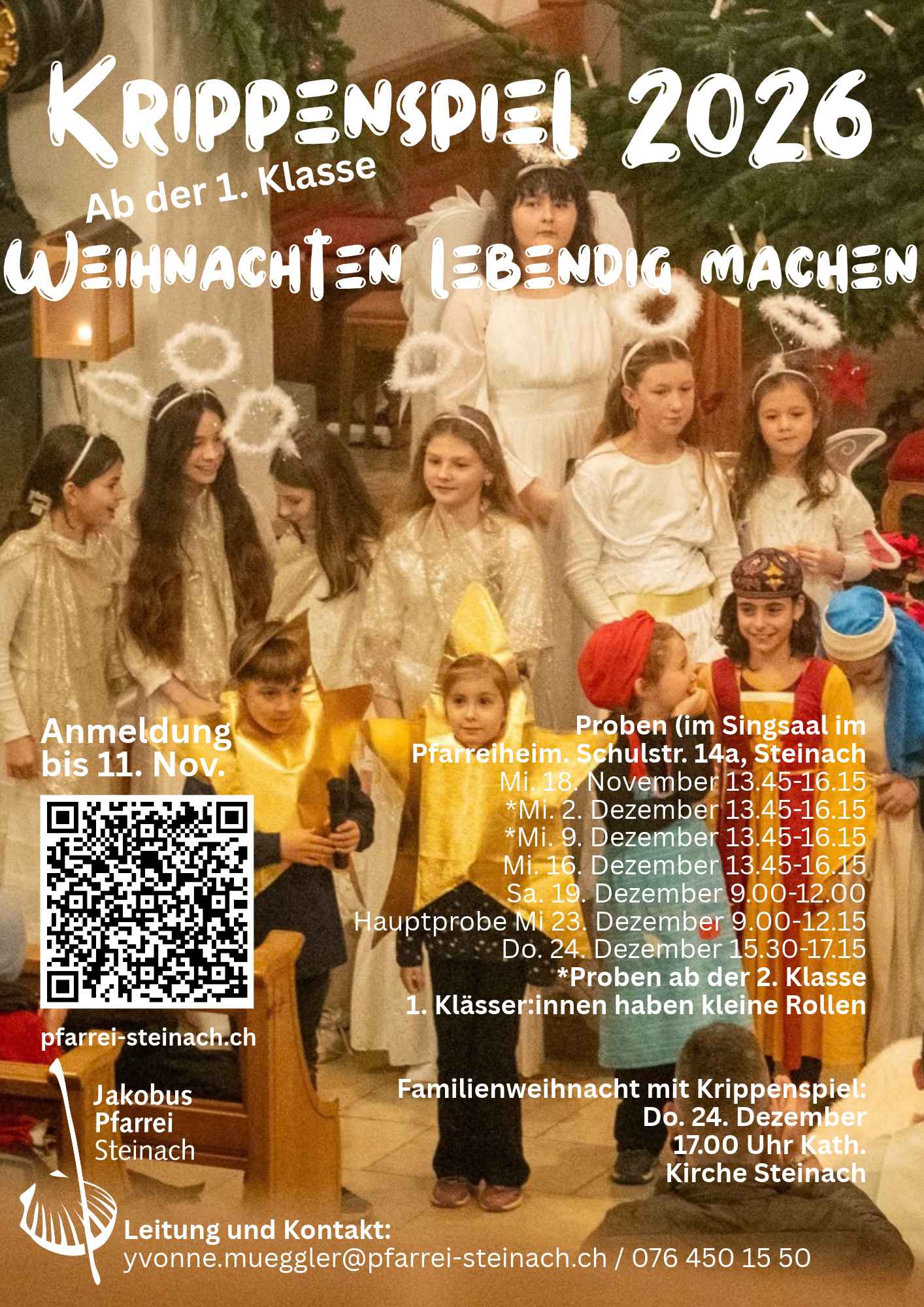 Krippenspiel - erste Probe